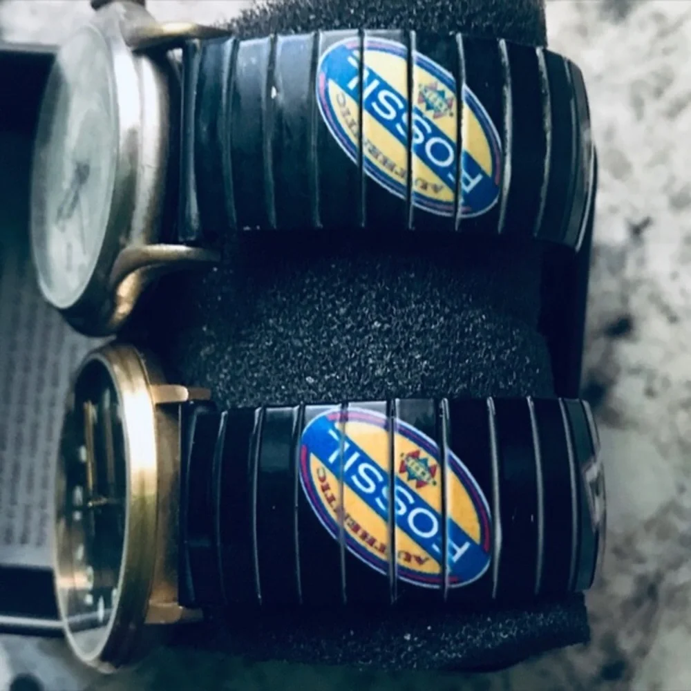 1992 ANTLER DEER WATCH FOSSIL DT-3201 (5000/0126)